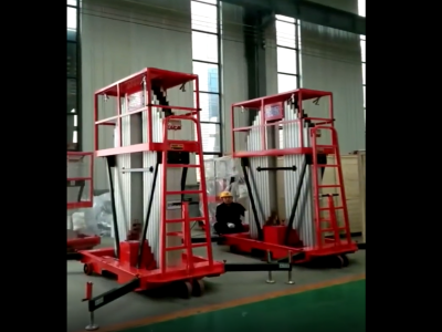 雙柱14米鋁合金升降機