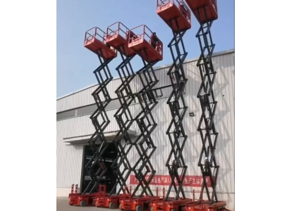 12米液壓全自行升降機試機視頻